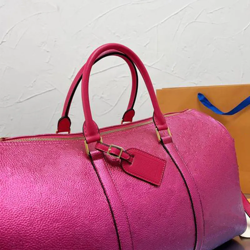 Qualidade masculina moda duffle saco rosa gradie sacos de viagem dos homens lidar com bagagem cavalheiro totes de negócios com alça de ombro louvor and222e