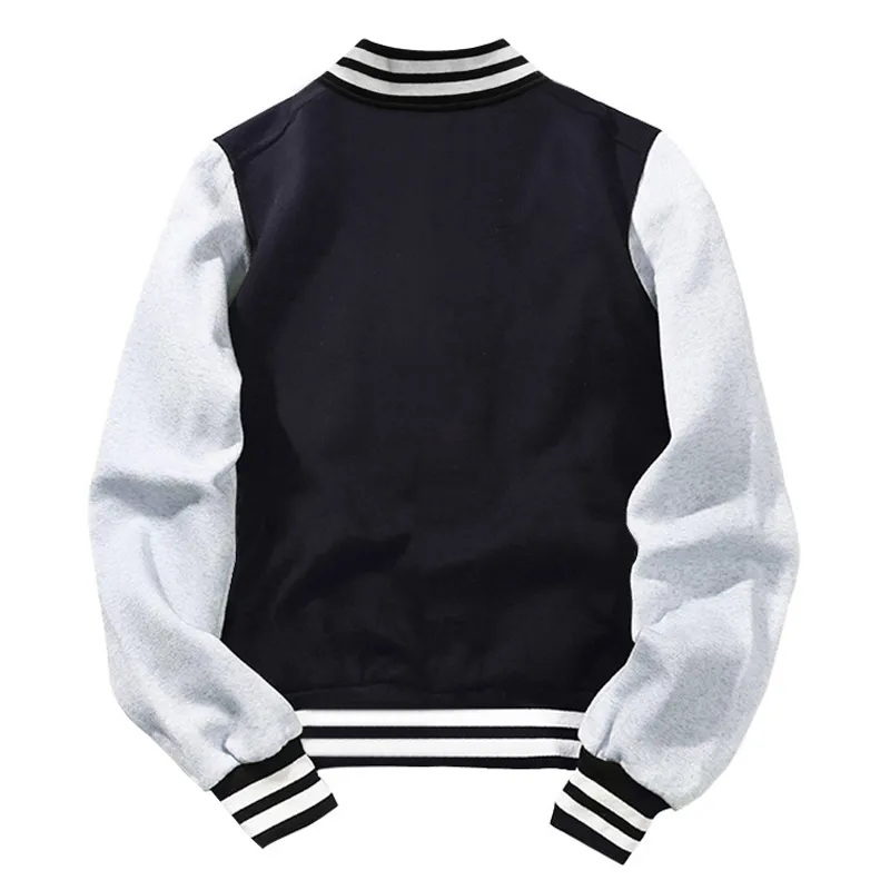 Supzoom Arrival Letter Rib Sleeve Cotton Top Fashion Single Breasted Casual Bomber Baseball Jacket Loose Cardigan Coat 220816