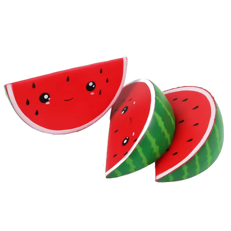 Avokado squishy fruktpaket persikan vattenmelon banan kakor squishies långsam stigande doftande press leksak eonal leksaker för baby 220628