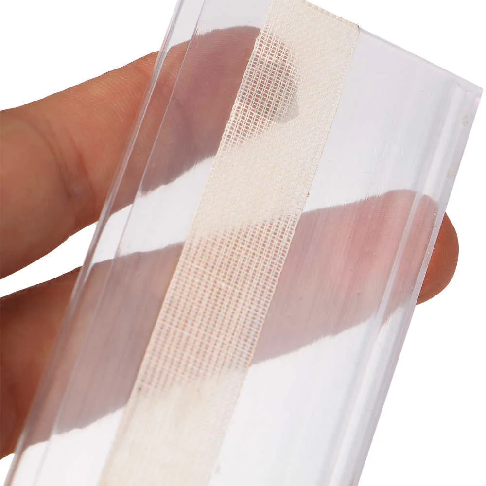 Plastic PVC Shelf Data Strips Clip Holder with Adhesive Tape on Back 10cm for Merchandise Price Talker Sign Label Display 