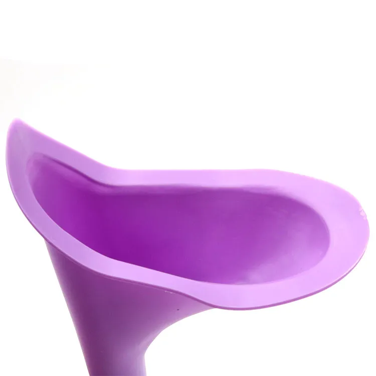 Women Urinal Outdoor Travel Camping Portable Female Urinal Soft Silicone Disposable Paper Urination Device Stand Up Pee