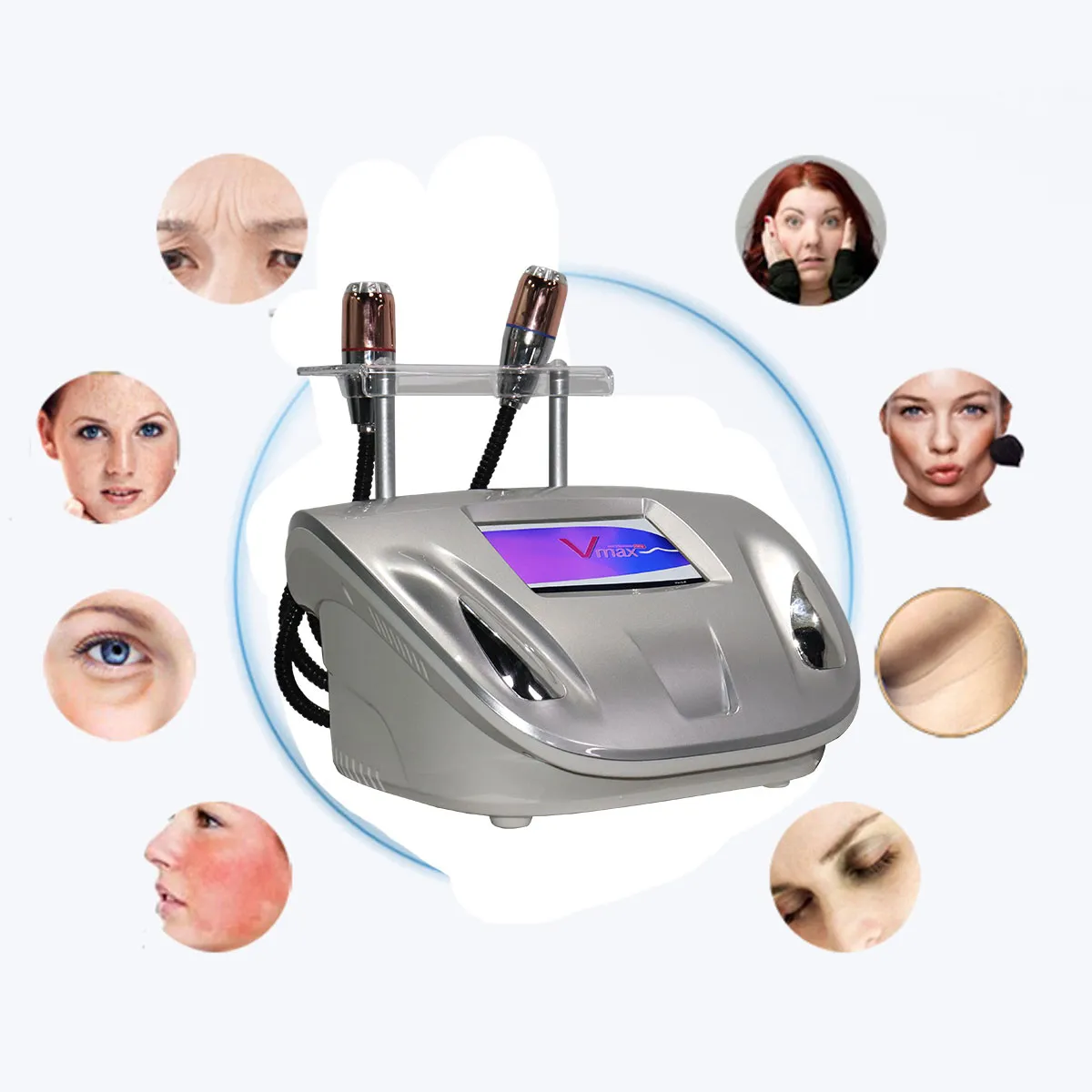 RF Equipment HIFU VMAX Pain-Free Face Lift Anti-Wrinkle V-MAX High Intensity Focused Ultrasound Machine With 2 Handles Beauty devices