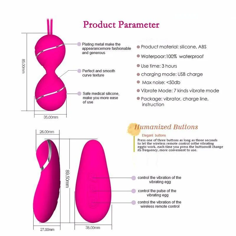 kegel vagina bollar vibrator för nybörjare fjärrkontroll geisha 7speeds träna åtstramning boll kvinnor sexig leksak