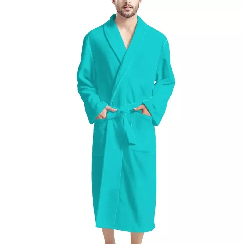 Custom Wearable Blanket Bathrobe Design Name Men Winter Cotton Home Girl Night Gown Thermal Pajamas Long Sleeve Dropship 220616