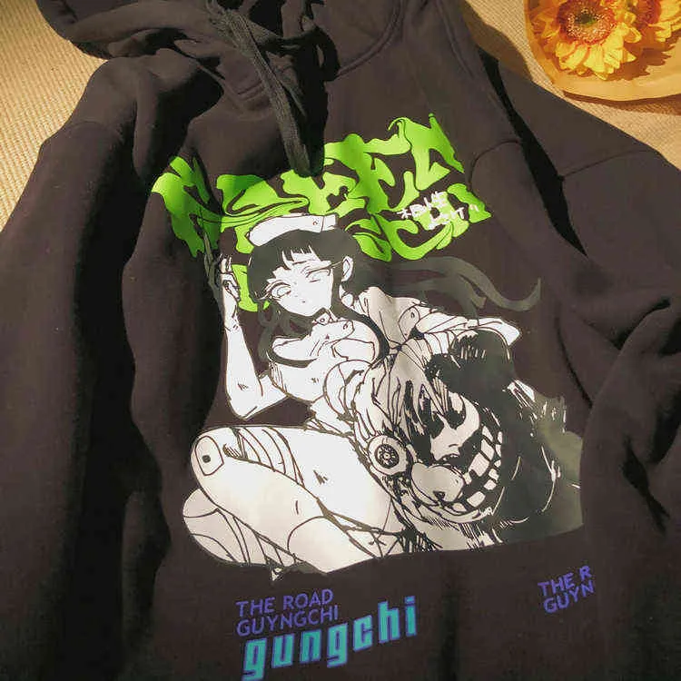 y2k tryck långärmad tröjor överdimensionerade harajuku hoodie plus size vinterkläder tröja kvinnor koreanska stil streetwear topps y220803