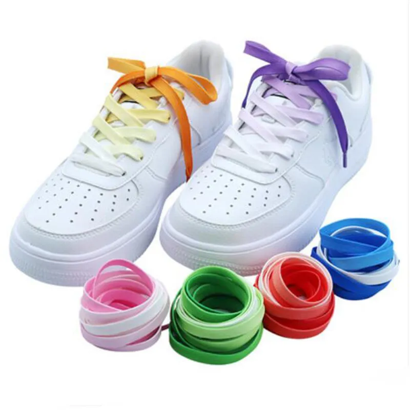 Coloré Shoelaces Plat Chaussures Plates Fashion Canvas Loisirs Candy Tissu Tissu Sheelace Femme Et Hommes Chaussure