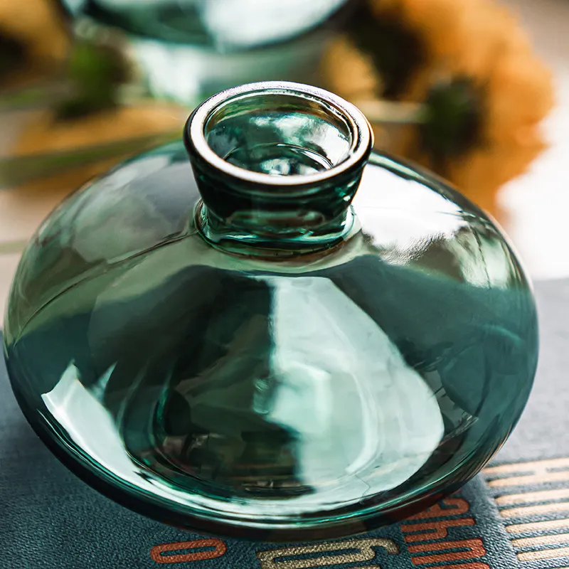 3 pezzi classico creativo mini vaso di vetro di alta qualità trasparente home deco soggiorno bottiglie di reagenti vaso di fiori all'ingrosso 220423
