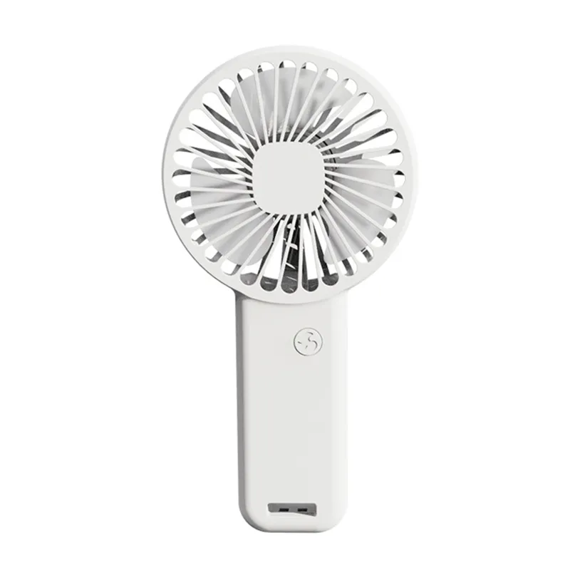 Portable Handheld Fan Small Cooling USB Rechargeable Eyelash 3 Speed Adjustable Mini Ventilation Low Noise L69D 220505