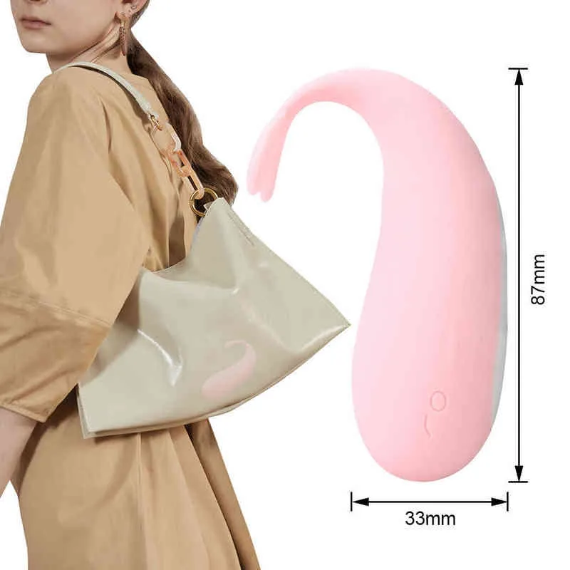 NXYバイブレーターOLO Gスポットマッサージ膣刺激装置Bluetooth Appコントロールクジラの形状振動卵の性のおもちゃ10モードバイブレータ0408