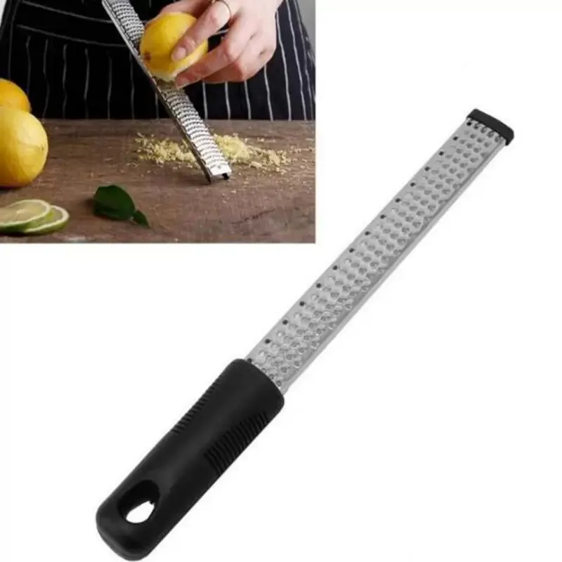 12 Inch Rectangle Stainless Steel Cheese Grater Tools Chocolate Lemon Zester Fruit Peeler Kitchen Gadgets Hogard