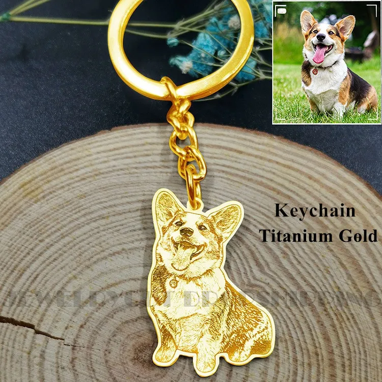 مخصصة pet القط الكلب نقش بو keychainhandmade صورة حلقة رئيسية الذاكرة عيد ميلاد مجوهرات 925sterlingsilver 220411