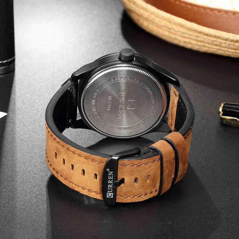 NXY Fashion Watches Curren Carrion 8301 Men039s Sports grande quadrante il tempo libero orologio automatico di lusso 2203161775866
