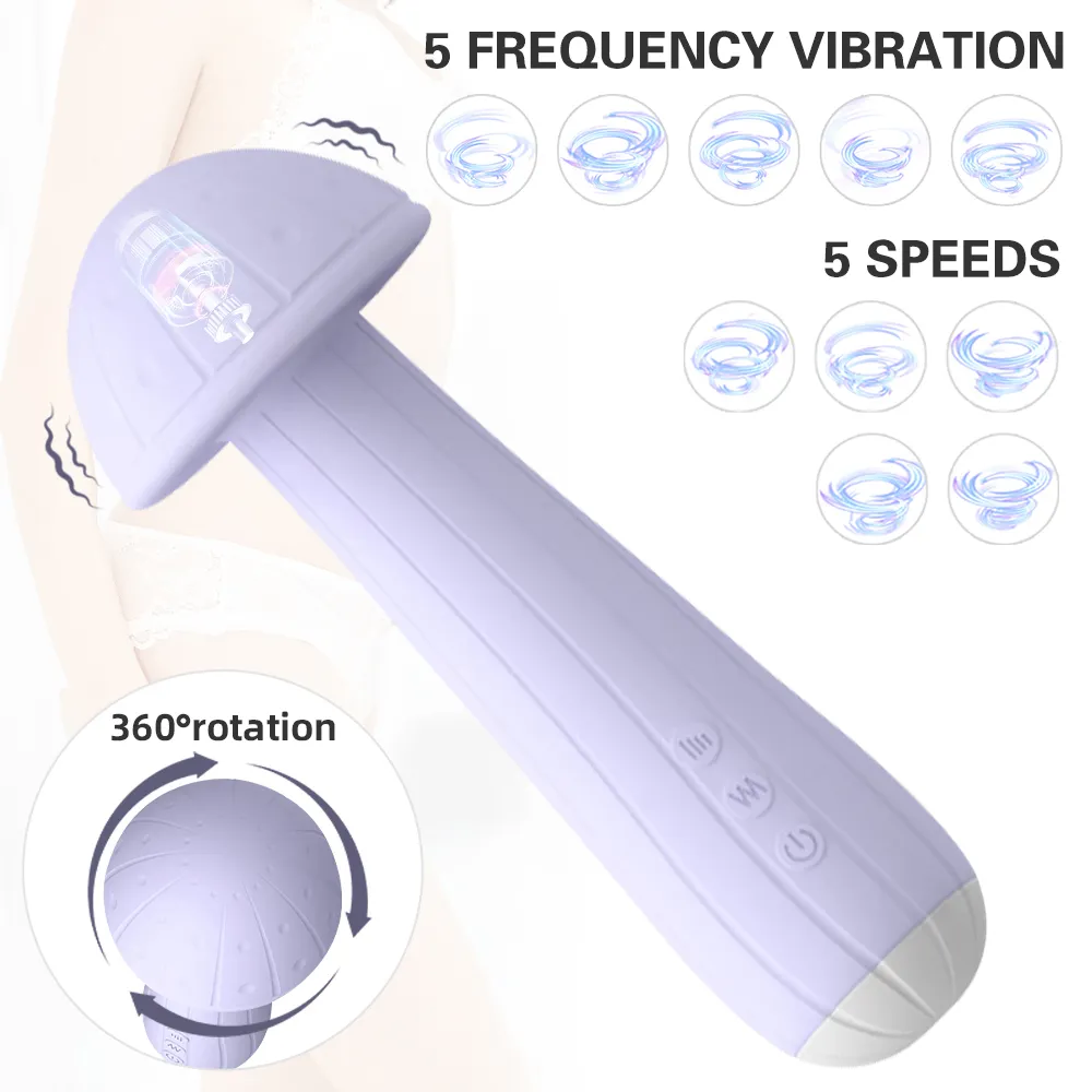 Grzyb Av Vibrator Produkty dla dorosłych magiczna różdżka żeńska masturbator sutek stymulator masażera stymulatora łechtaczki seksowne zabawki dla pary