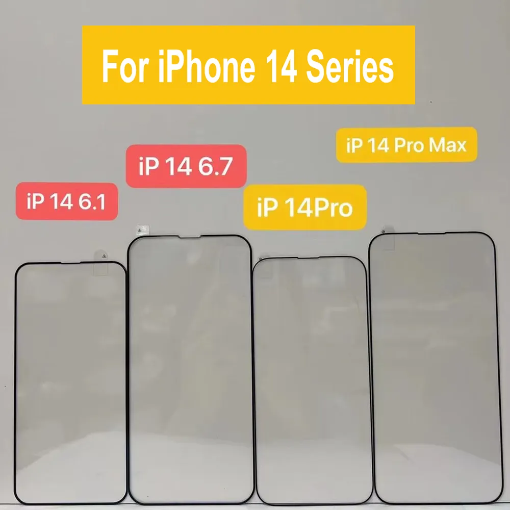 Verre trempé 2.5D 9H Protecteur d'écran Premium Explosion Tough Shield Film Guard Cover pour iPhone 14 Pro Max