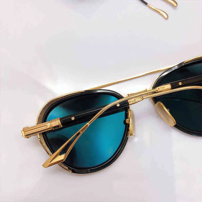 Nya säljer världsberömda modevisningsglasögon Epiluxury 4 män kvinnor designer solglasögon utbytbara temple5545852