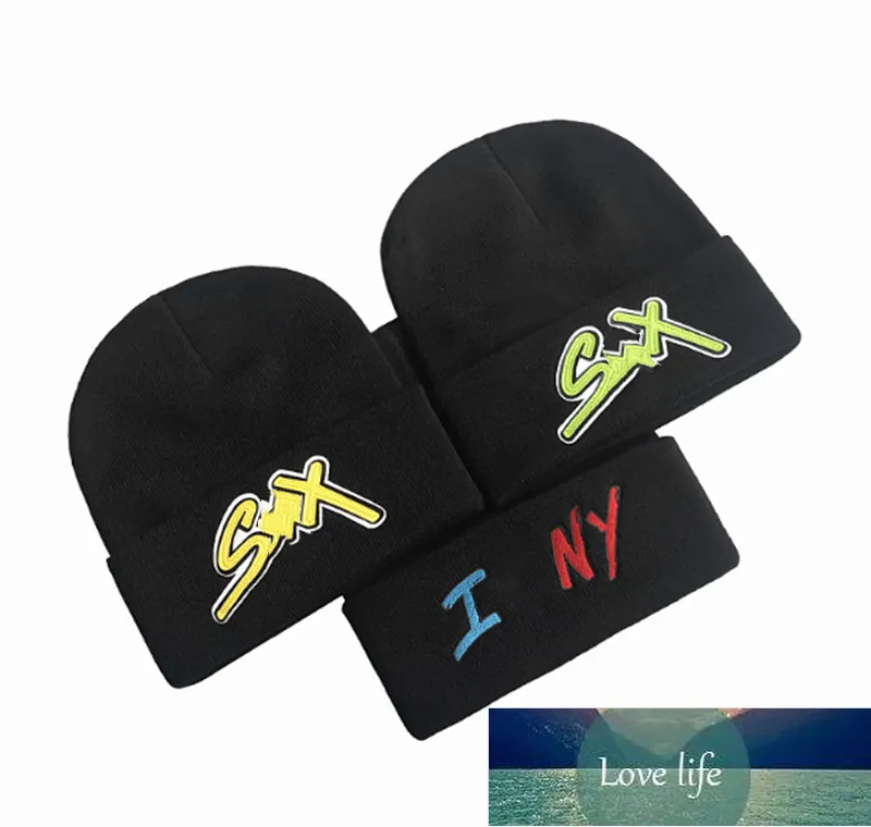 Knitted Hat Autumn and Winter Ch Warm Wool Hats Green Sex Letter Embroidery Men's Fashionable Outdoor Pullover Beanie cap Women