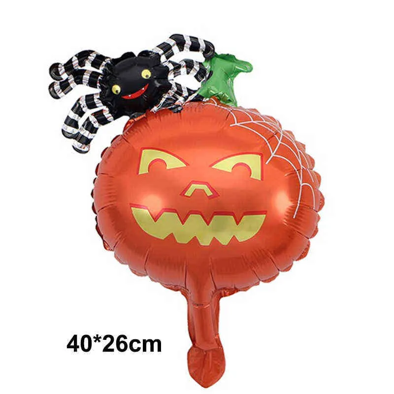 50st mini Halloween Foil Balloons Witch Ghost Owl Wizard Pumpkin Spider Monster Ghost Tree Mini Balloon Halloween Party Decors L26590357