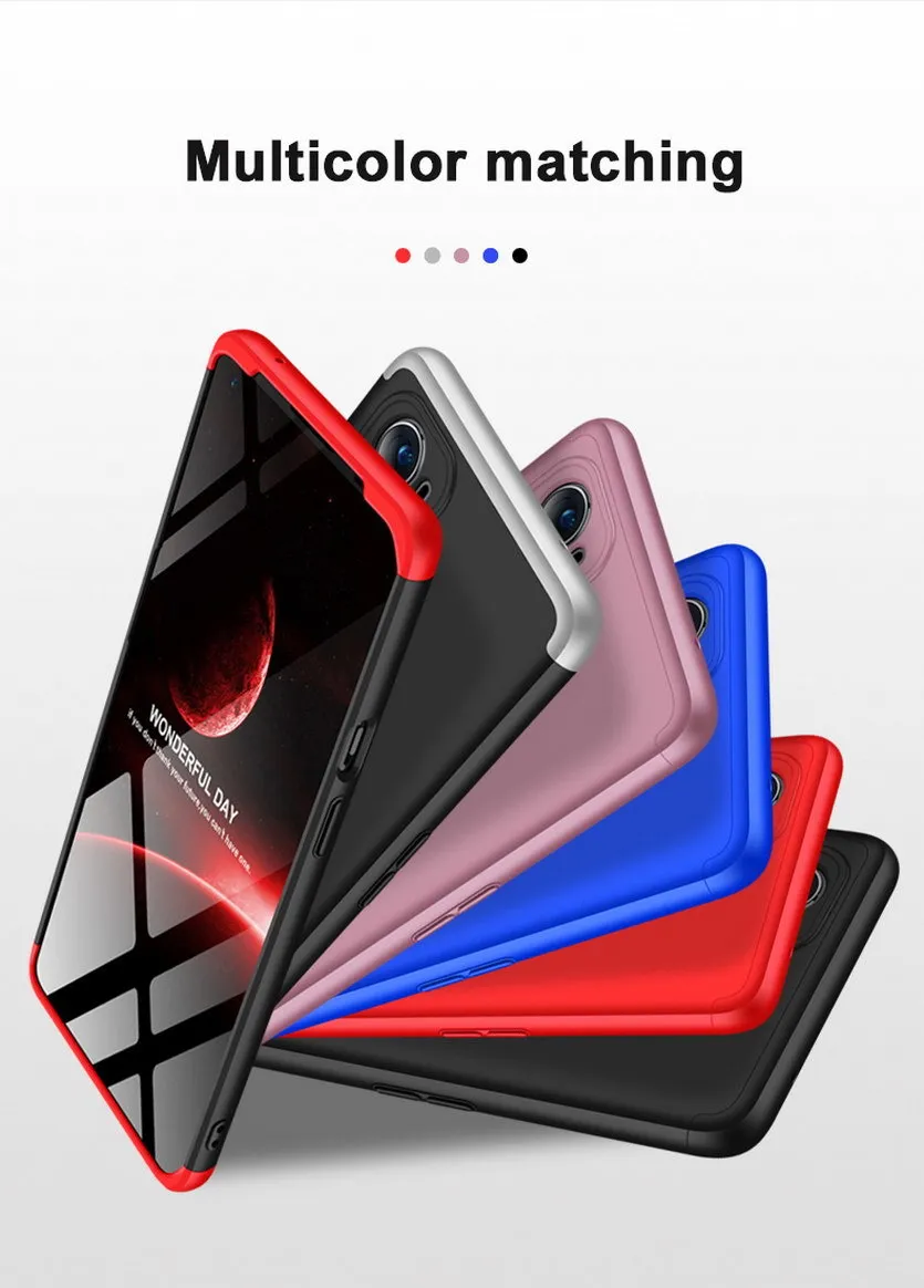 Custodie protettive 3 in 1 OnePlus 9 Pro 8T 5G Protezione dura fotocamera PC Cover posteriore Oneplus Nord 8 7 7T Pro Coque Fundas