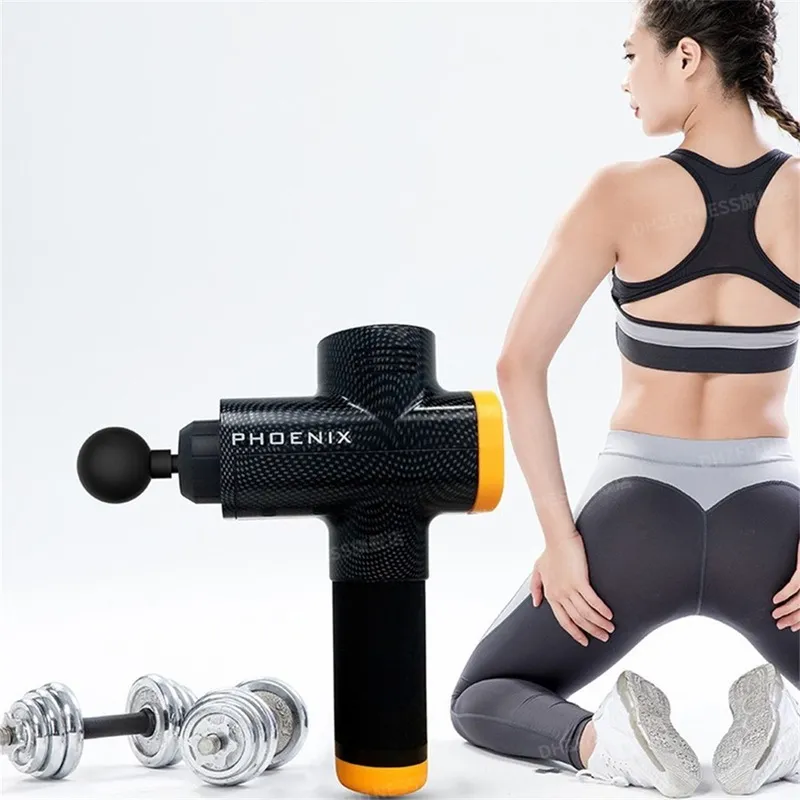 Phoenix A2 Massage Gun High Frequency Muscle Relaxation Deep Tissue Massager Dynamic Therapy for Body Neck Back Foot Massager 220530