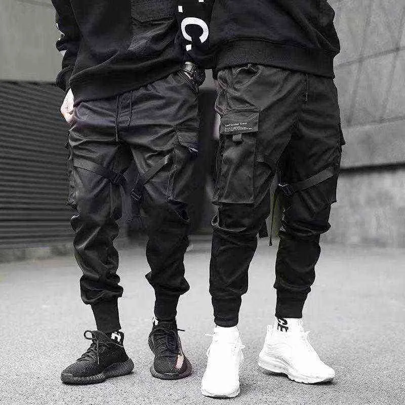 Harajuku Jogger Cargo Hosen Männer Mode Militär Techwear Laufen Streetwear Männliche Kleidung Hip Hop Punk Sport Tragen Sommer G220507