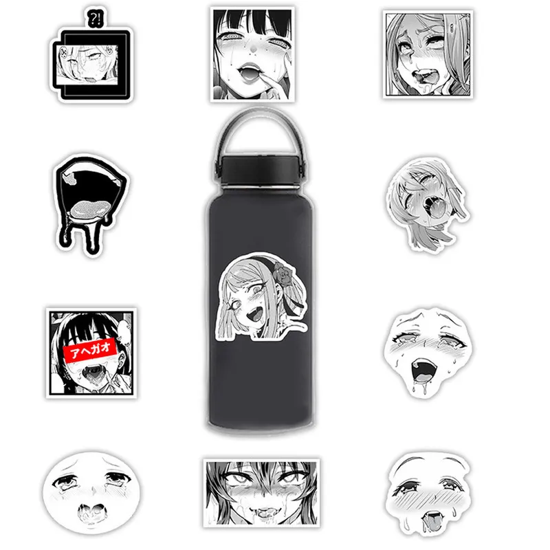 30 Anime Hentai Sexy Bunny girl Waifu Decal Stickers suitcase laptop Car Truck Waterproof sticker 220716