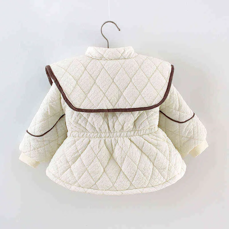 2022 nuovo inverno caldo cotone foderato giacche ragazze cappotto moda bambino coreano parka bambini capispalla neonato ragazza abbigliamento J220718