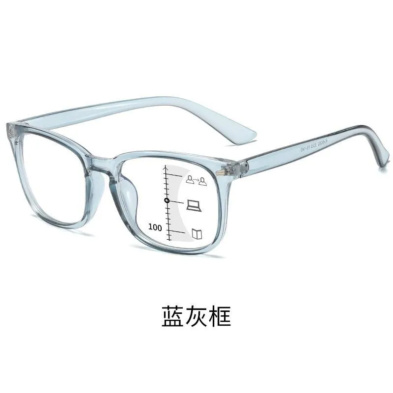 Occhiali da sole Squadra Gli occhiali da lettura uomini diottrie progressive multifocali Anti-guanto Computer Business Office Glasses Uv400SU291x