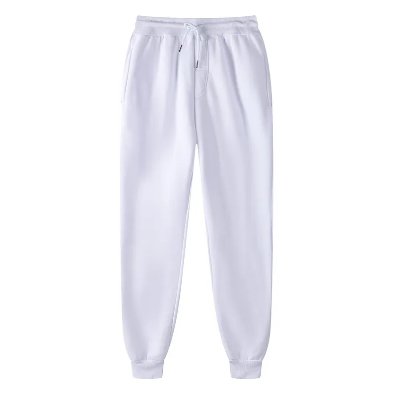 Mäns sweatpants Stor Storlek Stor Sportkläder Elastiska Midja Casual Track Byxor Sträcka Byxor Man Svart Joggare 220325