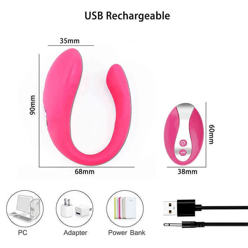 NXY Vibrators Couple Vibrator with Remote Control 10 Vibration Modes Clitoral g Spot Stimulator Usb Rechargeab_voghion.com