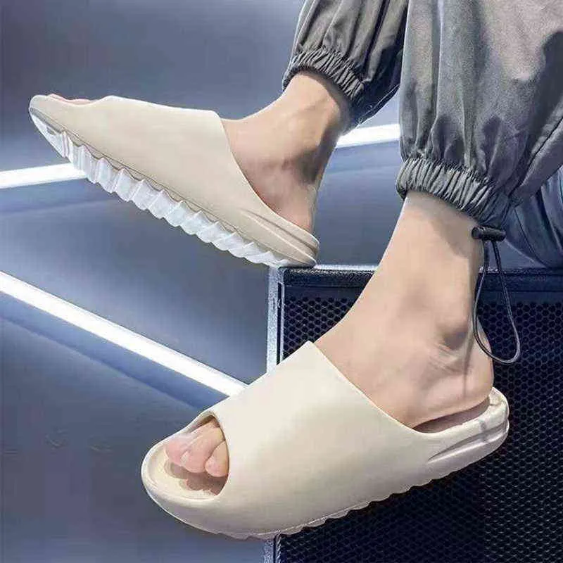 Uomo Donna Pantofola da casa Bagno Scivoli antiscivolo Spessa suola morbida Coppia Amante Infradito Sandali da spiaggia estivi Scarpa casual da esterno Y220412