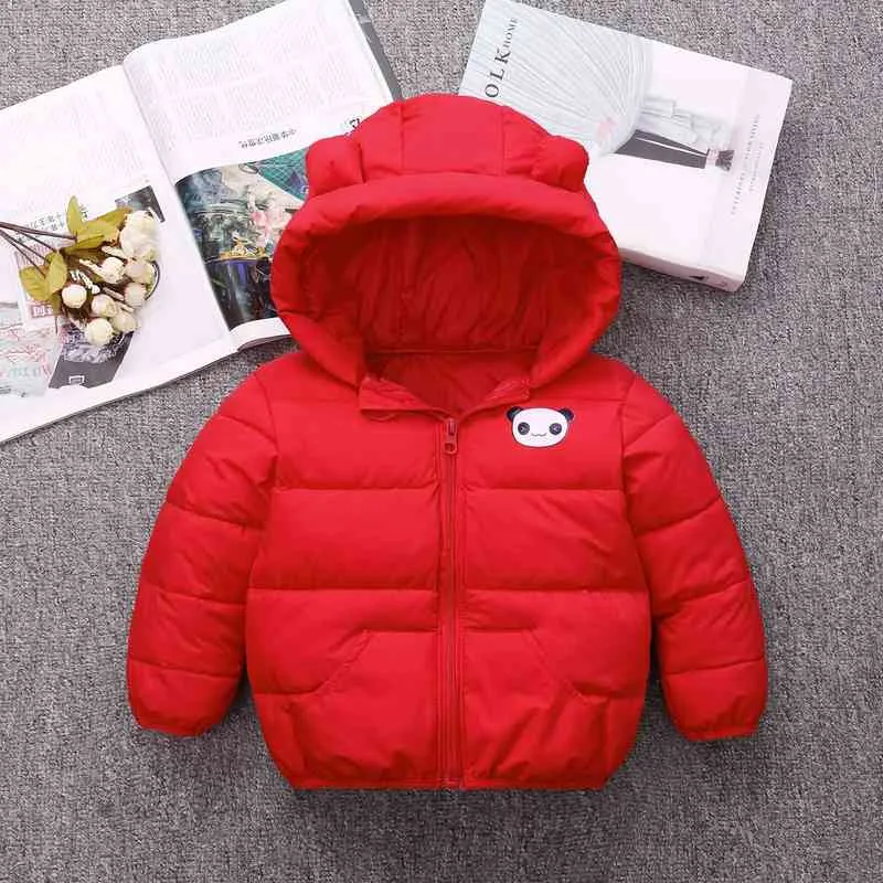 Winter Baby Mädchen Kleidung Neue Mode Cartoon Unten Jacken Für Baby Jungen Mantel Kinder Kleidung Kleinkind Kinder Oberbekleidung 1-6Year j220718