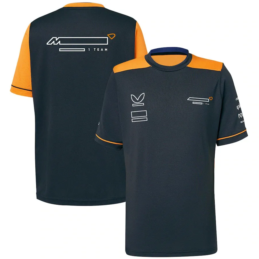F1 2022 Racing Team Sports T-shirt Men's Short Sleeve Breattable Quick Dry Top Custom Driver Racing Suit