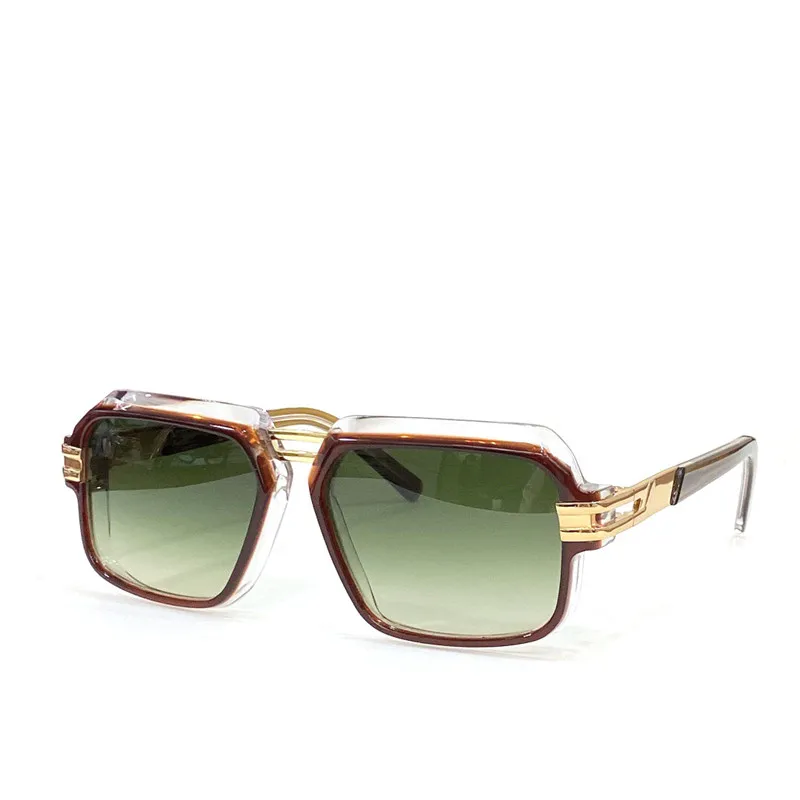 New Fashion Men German Design German Sunglasses 6004 Square Frame Eyewear بسيطة ومتعددة الاستخدامات مع نظارات العلوقة الجودة 229Q