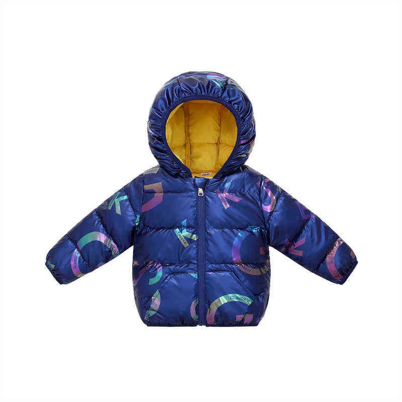 Fashion Boys Down Parka Outerwear Winter Girls Jackets For Children Jackets Warm Snowsuit 2-6 Year Children Thick Sweaters Jacket J220718