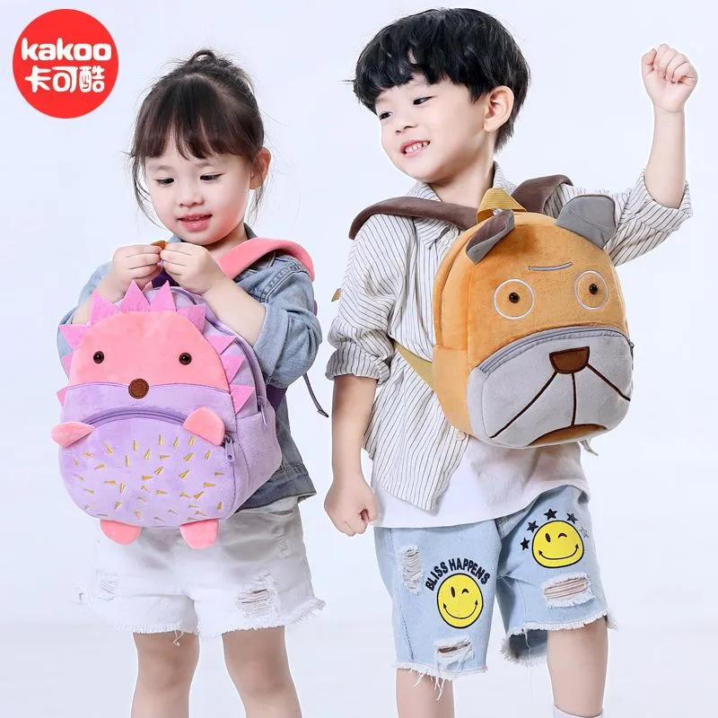 Kids 3D Animal Backpacks Baby Girls Boys Toddler Schoolbag Children Cartoon  Bee Bookbag Kindergarten Toys Gifts School Bags C0628sss02