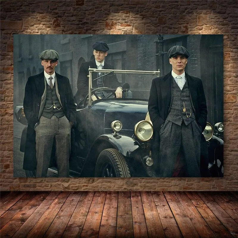 Affiche de série TV britannique imprimée sur toile, peinture nordique, tableau d'art mural pour salon, décoration de la maison sans cadre