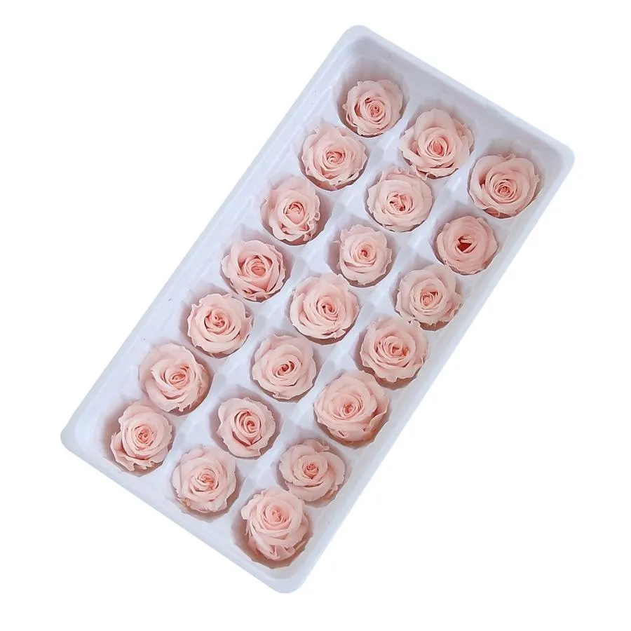 Mini préservé Rose tête éternelle vraies Roses pour la fête de mariage accessoires de décoration de la maison cadeau de fête des mères