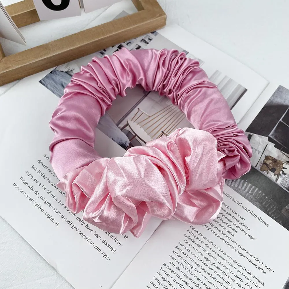 Scrunchie Hair Curling Opaski do włosów Przenośne spanie Curkle Żelazne opaski na głowę Elastyczne opakowania na głowę Akcesoria do włosów Butique Turban Opaski na głowę