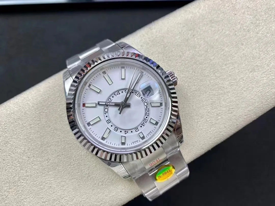 Top Herrenuhr N Factory V2 9001, 42 mm, automatisches mechanisches Uhrwerk, 904L-Saphirglas, ultradünne Armbanduhr, montre de luxe2745