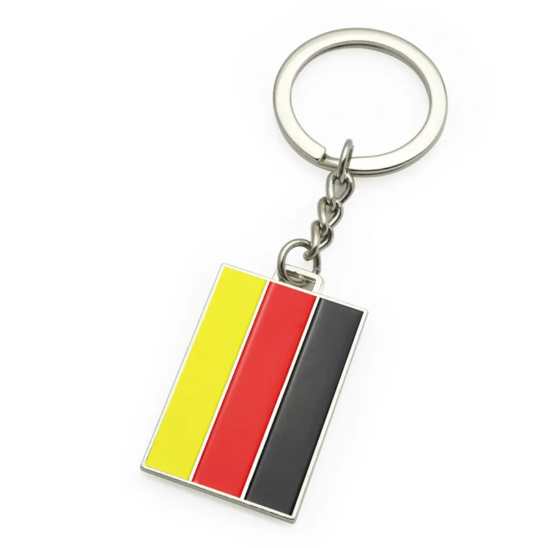 Drapeau porte-clés pendentif métal arc-en-ciel drapeau porte-clés bagage sac décoration porte-clés porte-clés