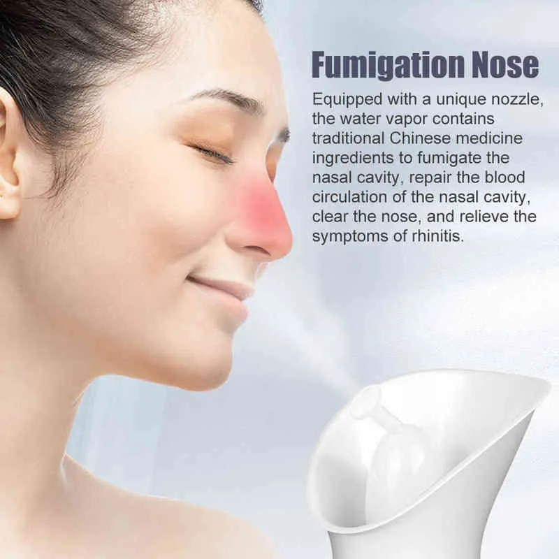 Steam Face Nano Spray Humidifier Freshener Moisturizing Facial SPA Equipment Electric Steamer For Herbal Sauna Home 220526