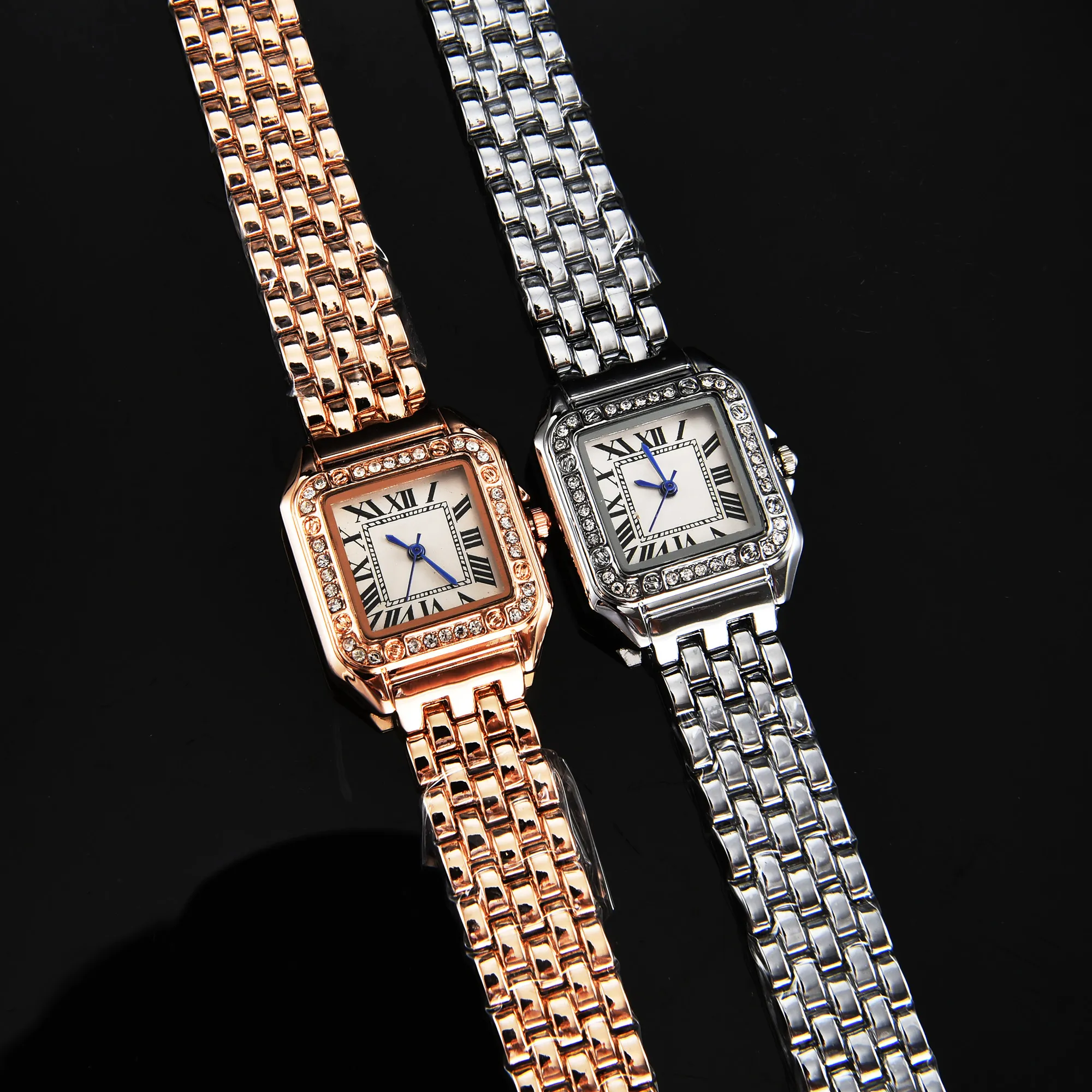 orologi da donna moda orologio da polso in oro rosa movimento al quarzo orologio elegante stile di vita impermeabile design luminoso orologio da donna diamante cas283t