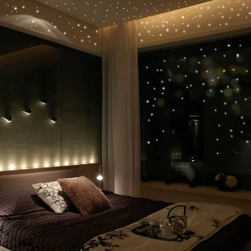 Stickers Muraux Décoration Murale Glow In The Dark Star Sticker Decal pour Enfants Chambre Maison Décoration 220727