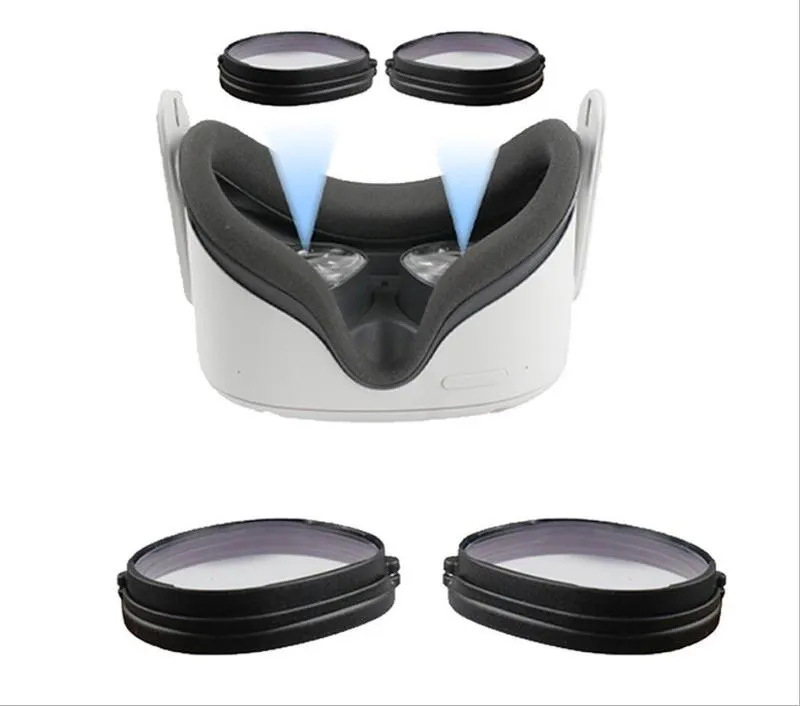 Myopia Anti Blue Glasses Lens Lins Inserts VR -рецептурные линзы для Oculus Quest 2 220509