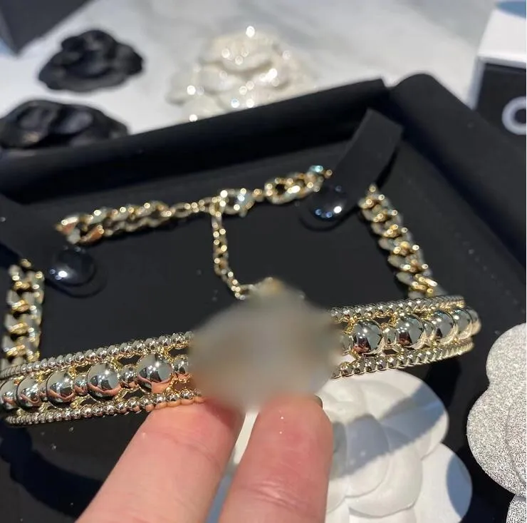 Designer Luxe Pendentif Colliers Mode Femmes Classiques Perle En Métal De Haute Qualité Femmes Robe Complète De Mariage Bijoux Collier G281f