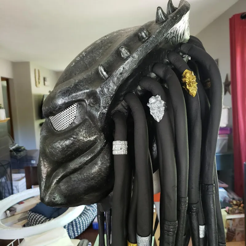 Film Alien vs. Cosplay Mask Halloween Costume Accessories Props Predator Latex Mask 220715