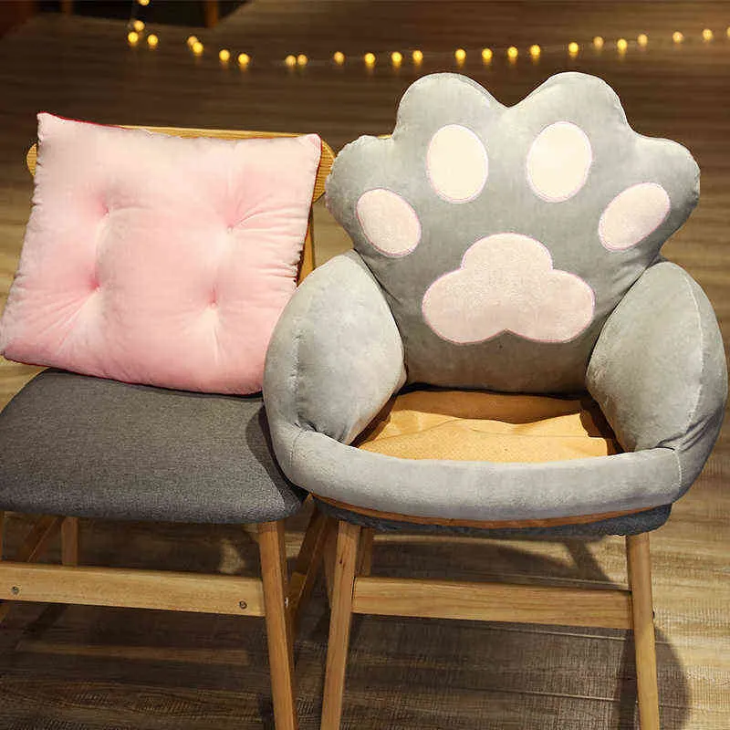 Pc Cm Colorful Legs Crowns Shell Plush Sofa Cushion Surround Seat Filled For Indoor Floor Chair Birthday Gift J220704