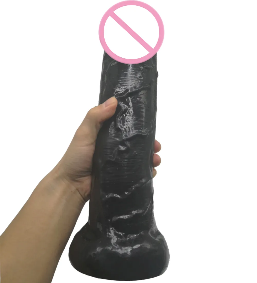 Огромная радость 33 см супер длинный огромный дилдо всасывающий чашка реалистичный пенис Большой член сексуальная игрушка для женщины Гигант Большой мягкий анальный штекер