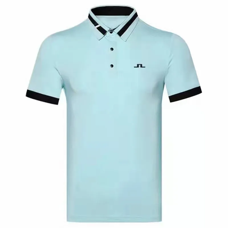 Летняя футболка для гольфа с коротким рукавом, мужская одежда, антипиллинговая рубашка для спорта на открытом воздухе, досуга, гольфа, S-XXL на выбор 220623