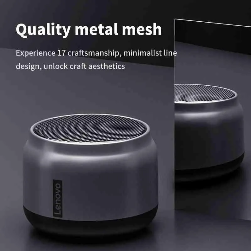 100% Original K3 Portable Hifi Bluetooth Wireless Speaker Waterproof USB Outdoor Loudspeaker Music Surround Bass Box Mic Audio G220326